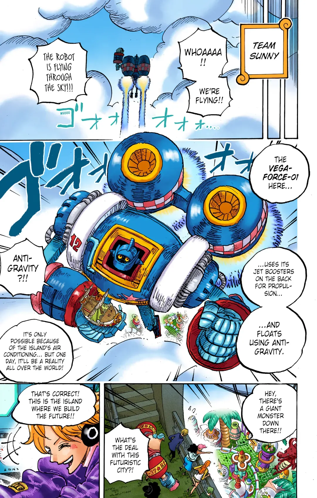 One Piece - Colored Chapter 1064 page 12