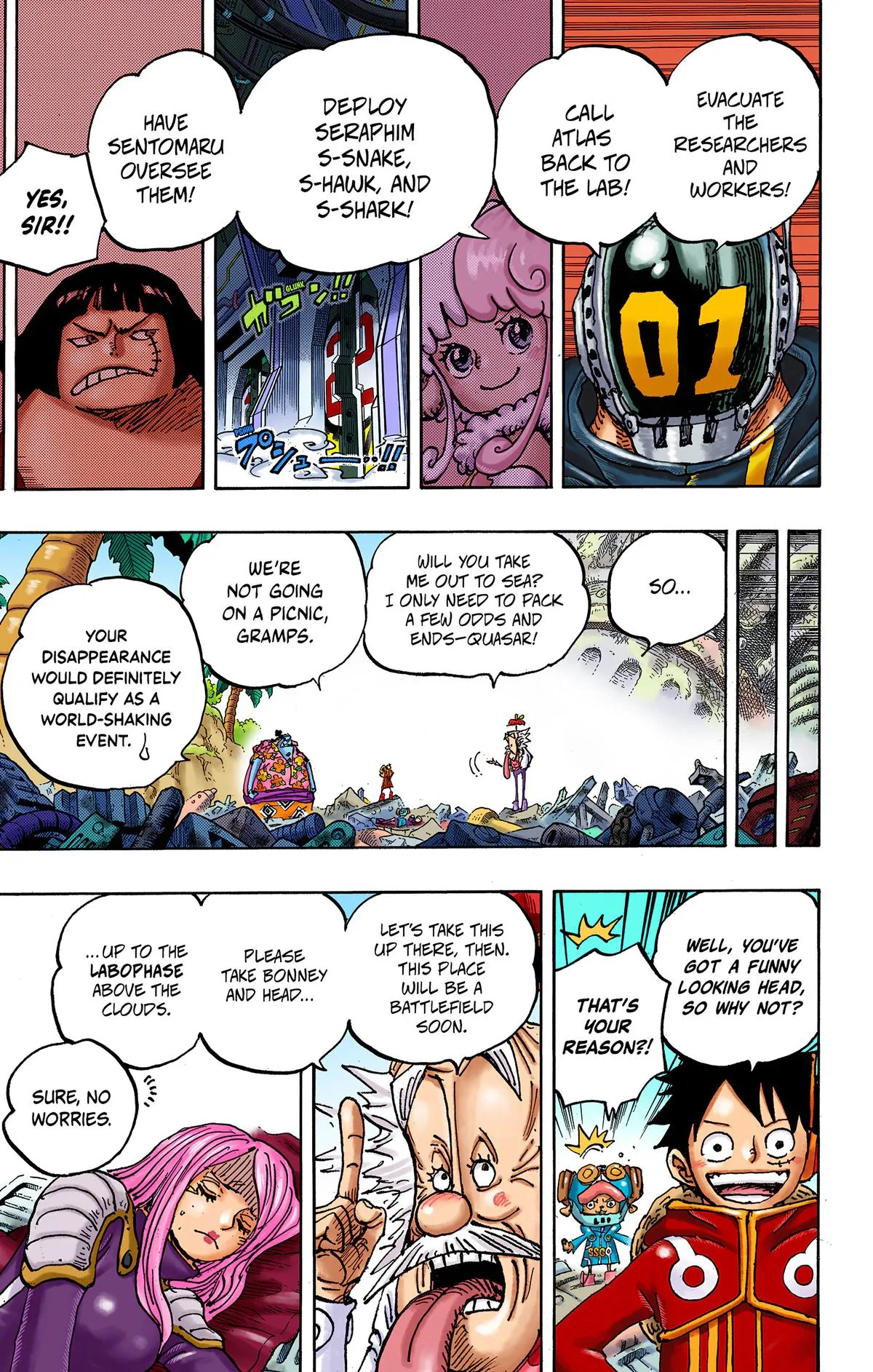 One Piece - Colored Chapter 1068 page 11