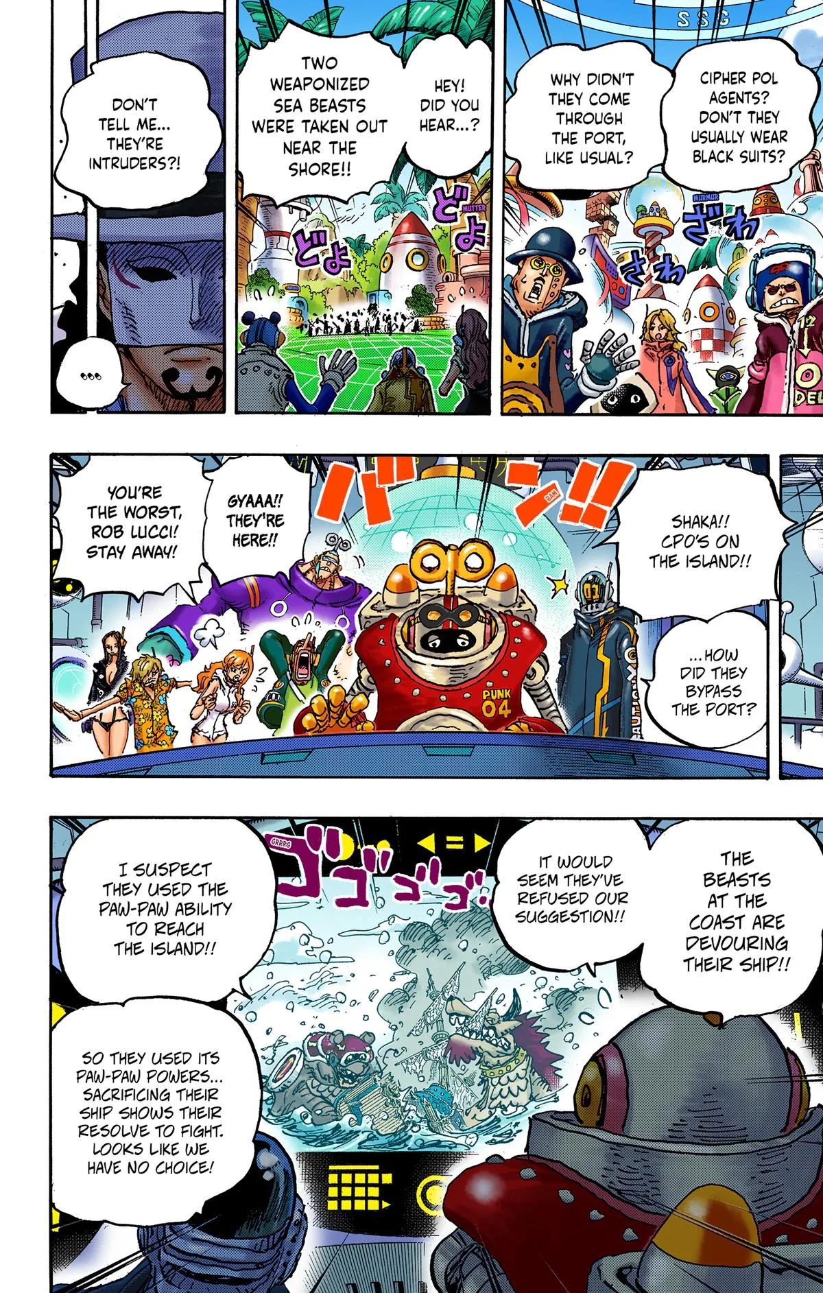 One Piece - Colored Chapter 1068 page 10