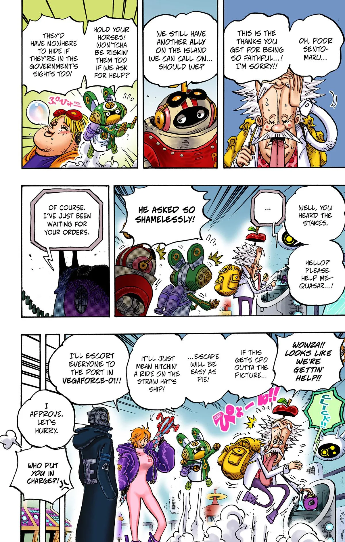 One Piece - Colored Chapter 1071 page 7