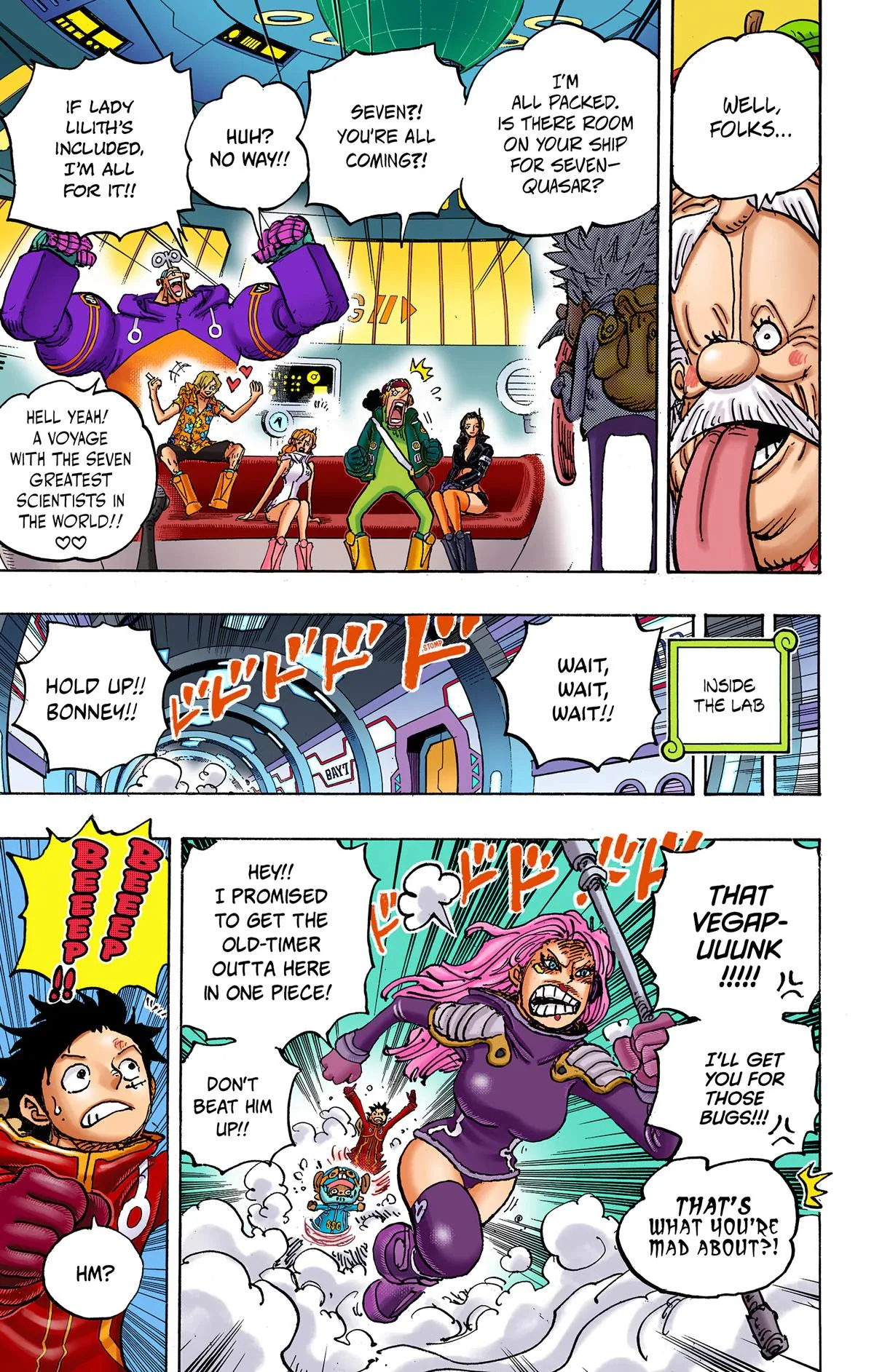 One Piece - Colored Chapter 1071 page 8