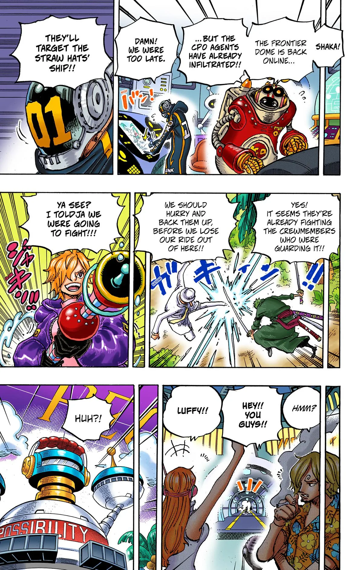 One Piece - Colored Chapter 1071 page 12