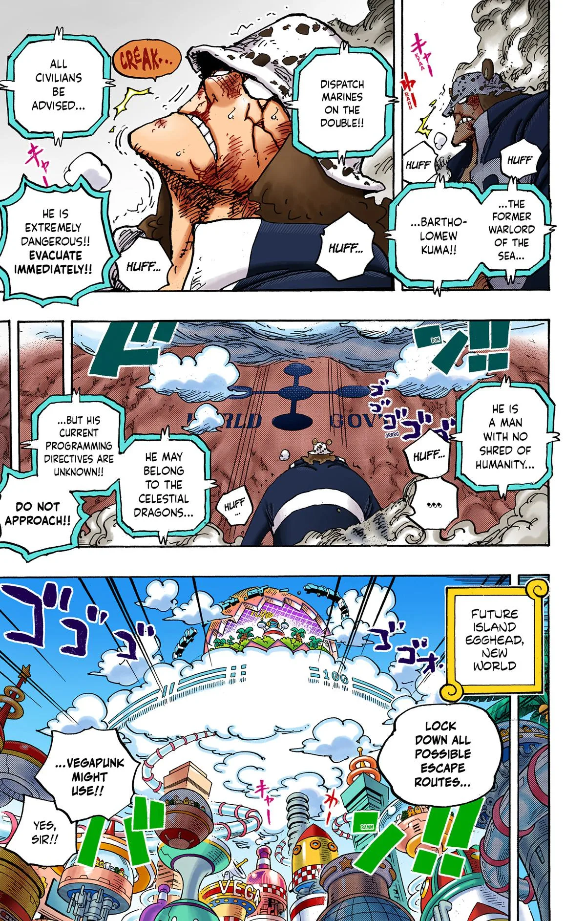One Piece - Colored Chapter 1071 page 5