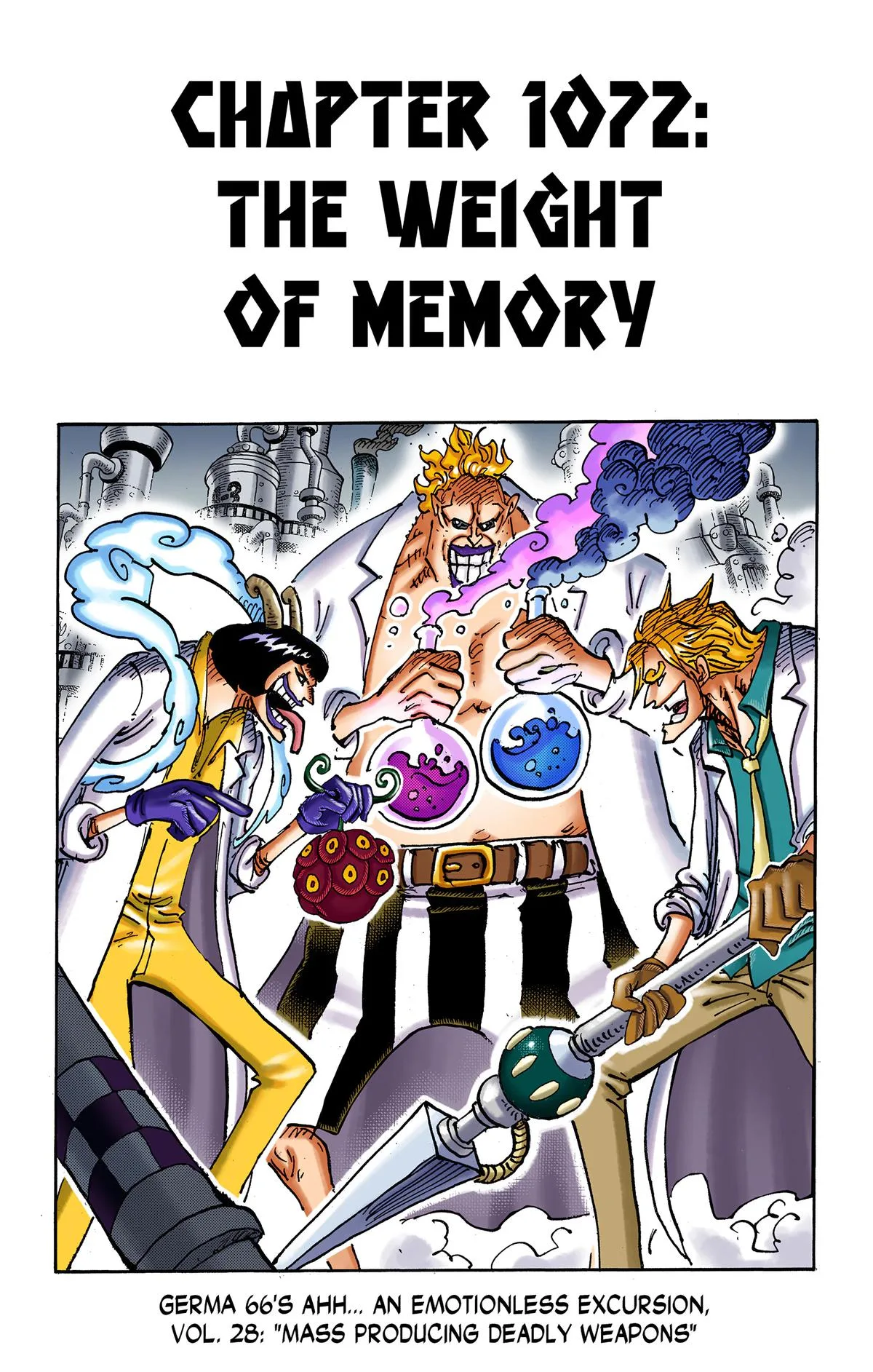 One Piece - Colored Chapter 1072 page 1