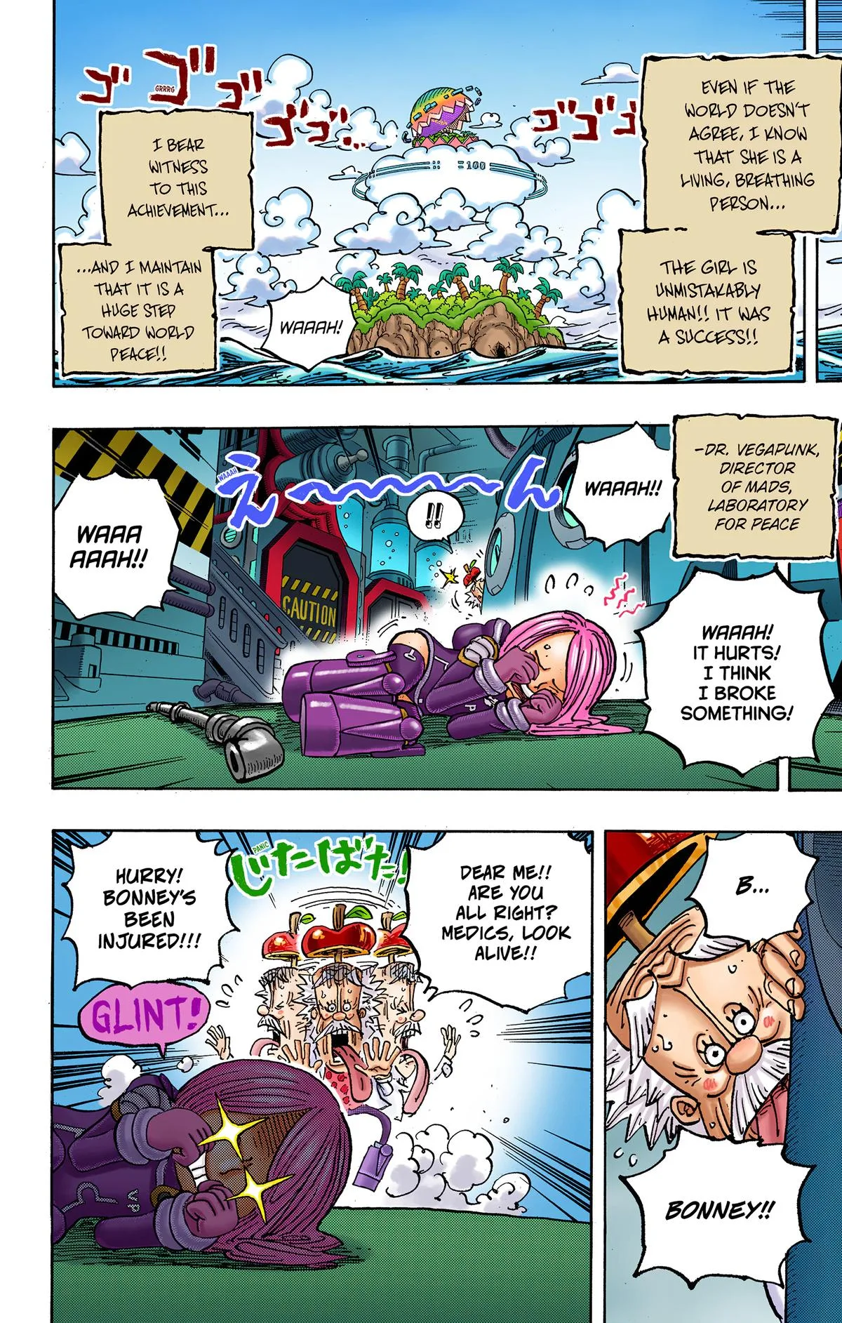One Piece - Colored Chapter 1072 page 2
