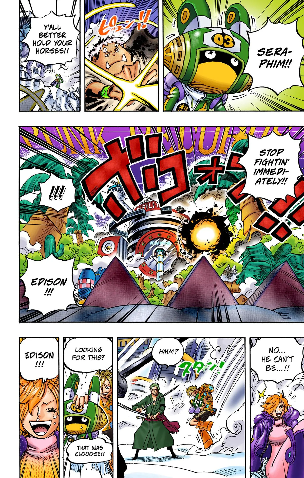 One Piece - Colored Chapter 1073 page 8