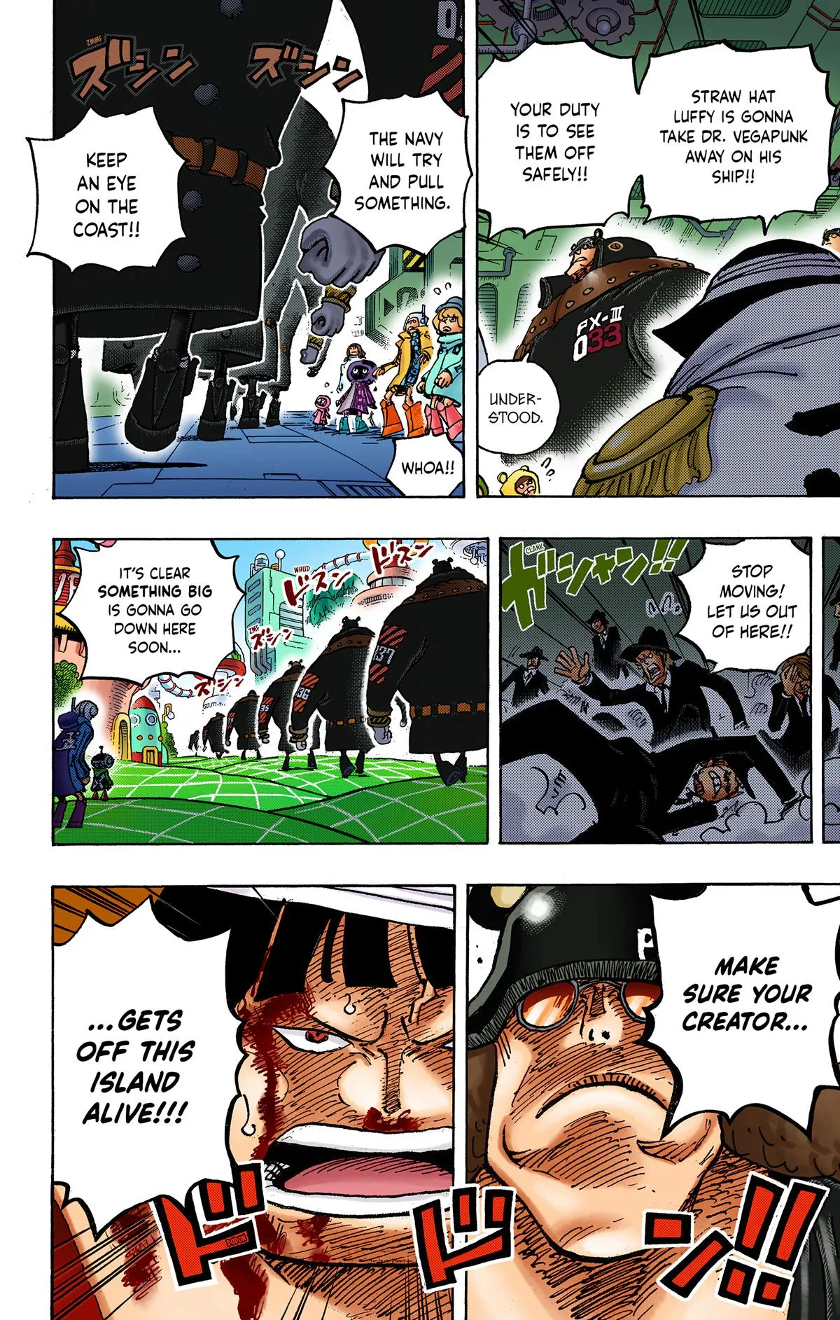 One Piece - Colored Chapter 1074 page 6
