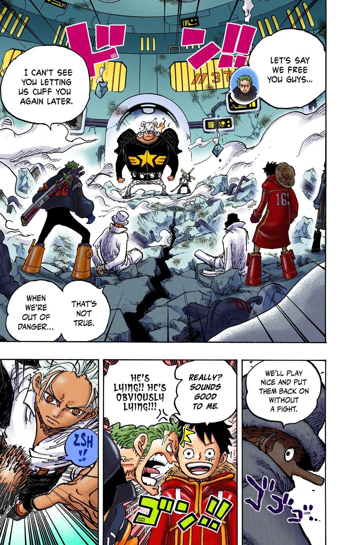 One Piece - Colored Chapter 1076 page 3