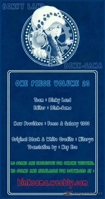 One Piece - Colored Chapter 208 page 1