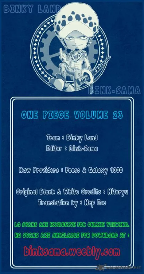 One Piece - Colored Chapter 215 page 1