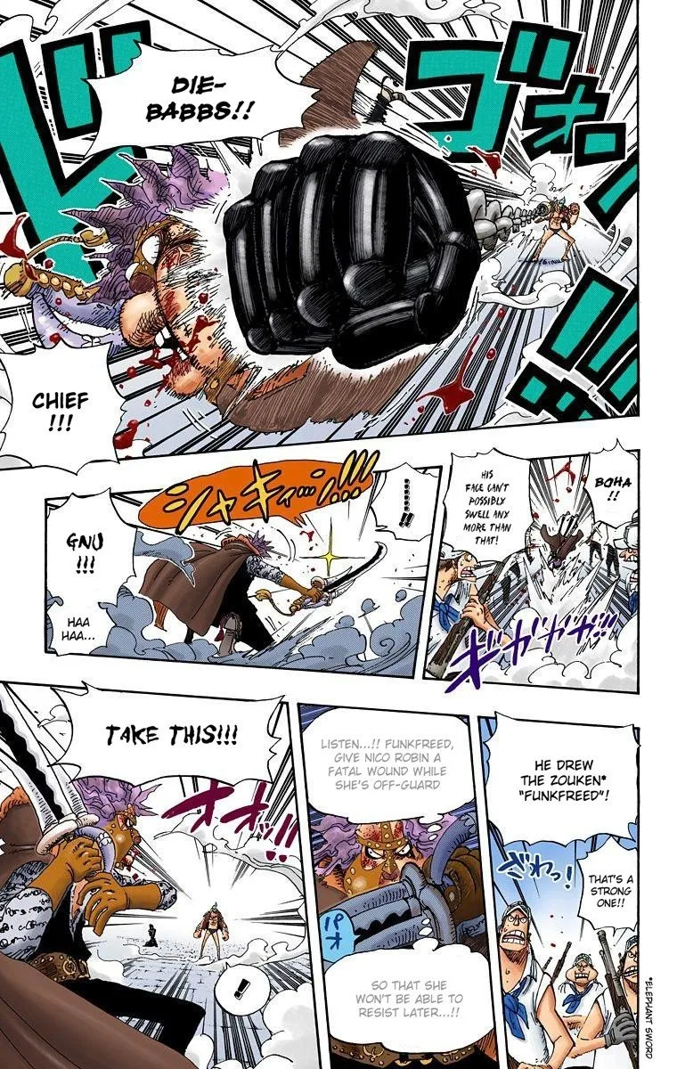 One Piece - Colored Chapter 423 page 8