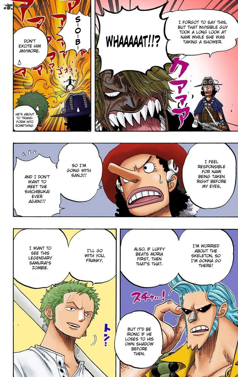 One Piece - Colored Chapter 460 page 6