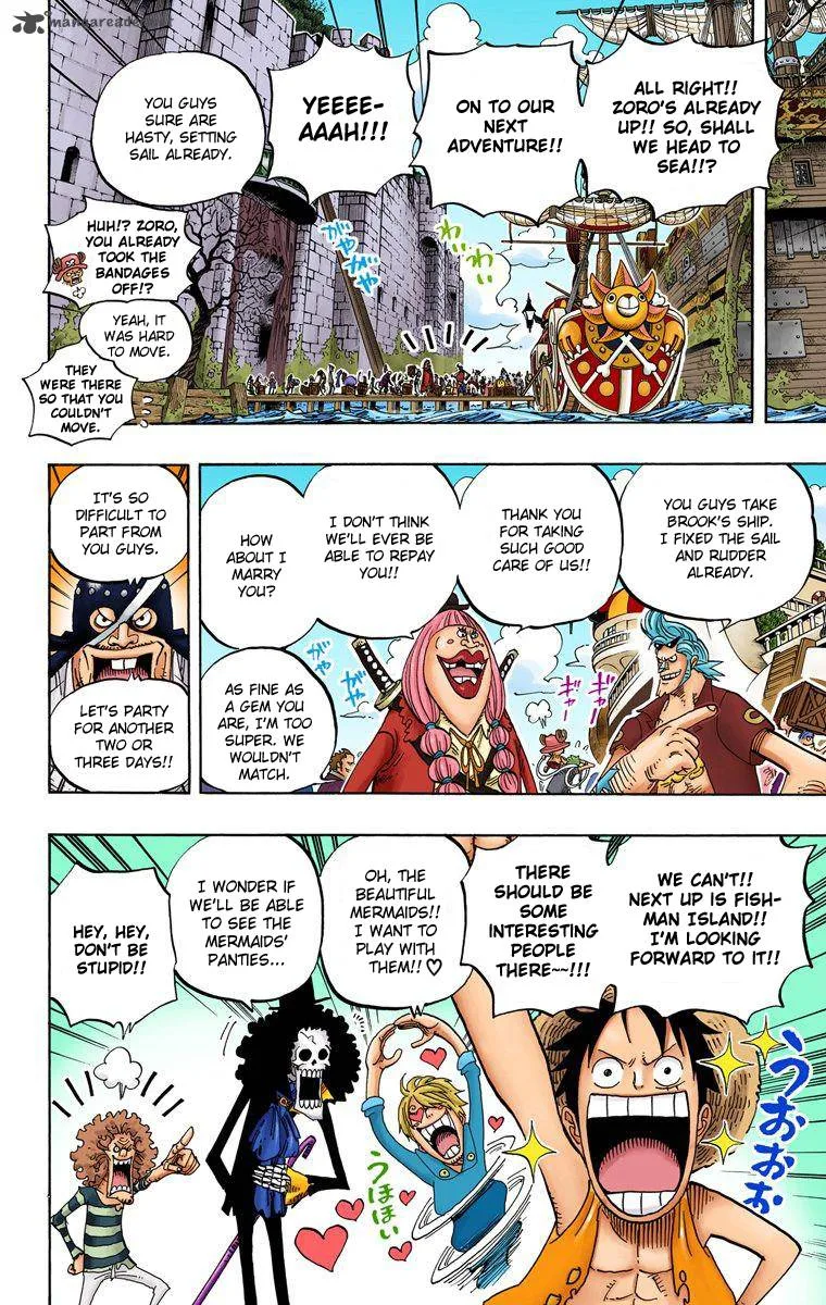 One Piece - Colored Chapter 489 page 14