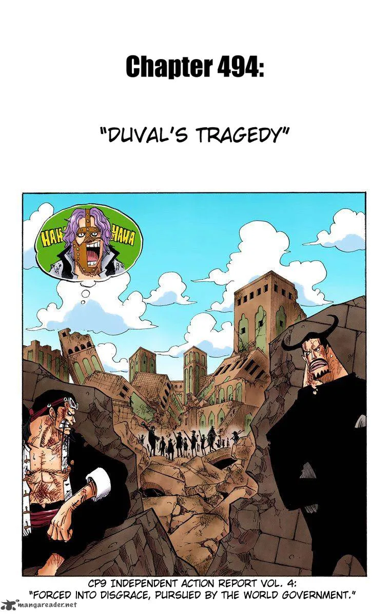 One Piece - Colored Chapter 494 page 2