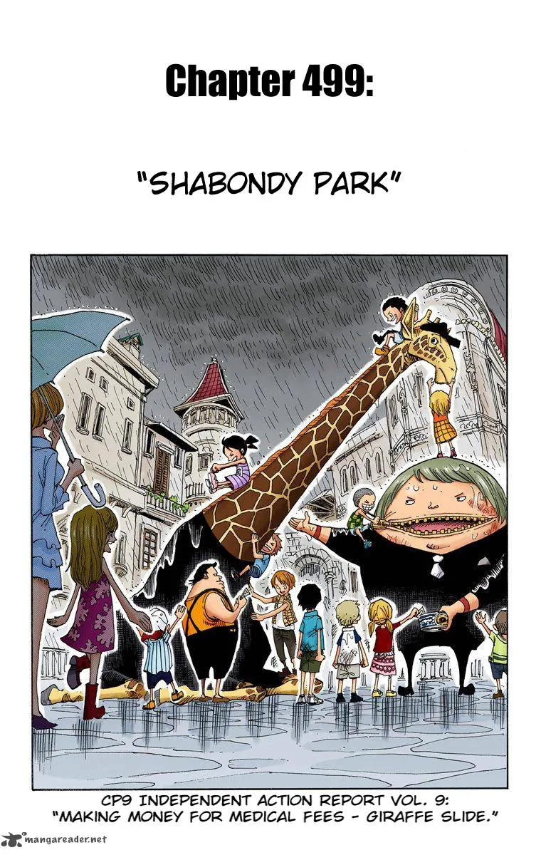 One Piece - Colored Chapter 499 page 2