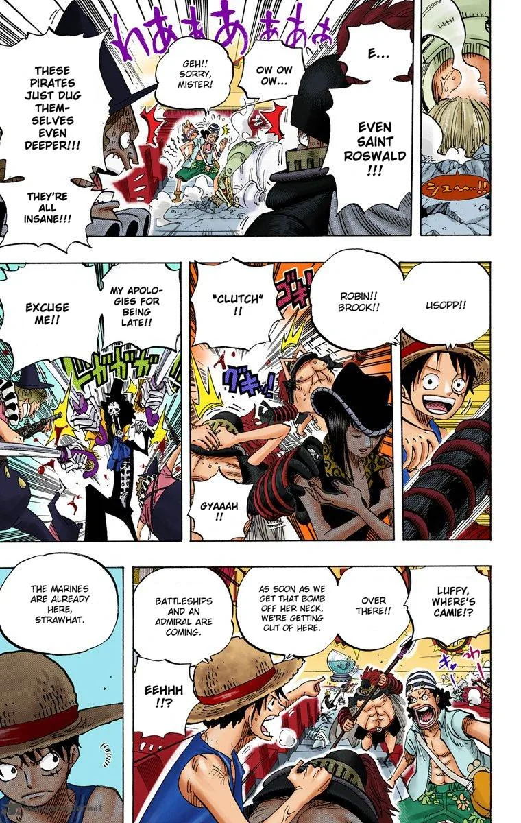 One Piece - Colored Chapter 503 page 14