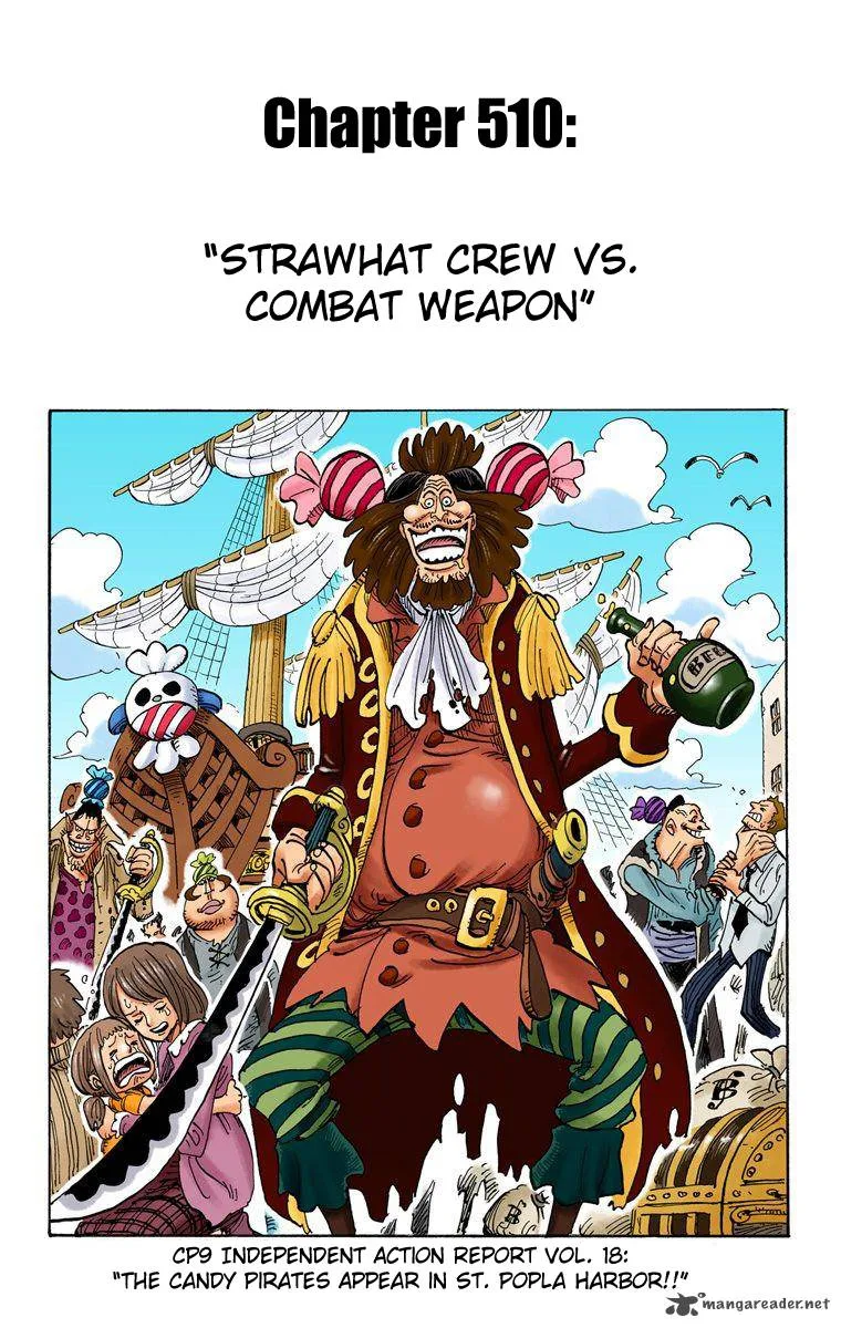 One Piece - Colored Chapter 510 page 2