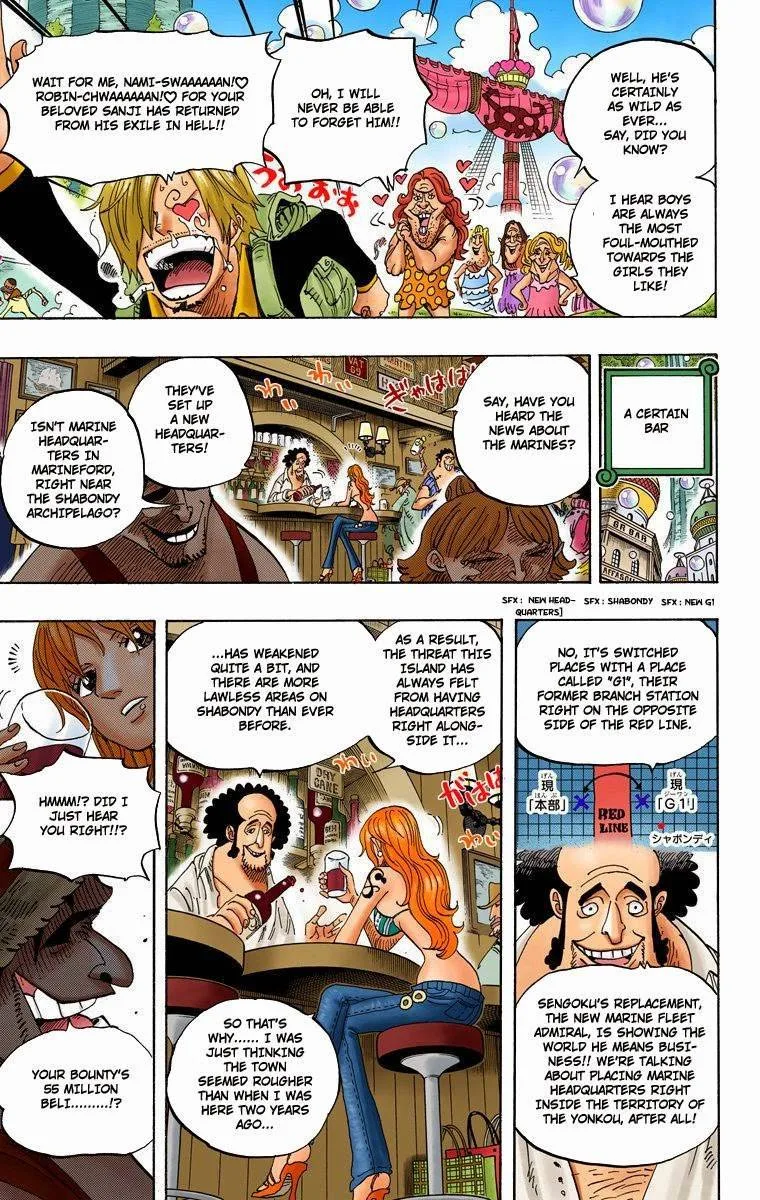 One Piece - Colored Chapter 598 page 9