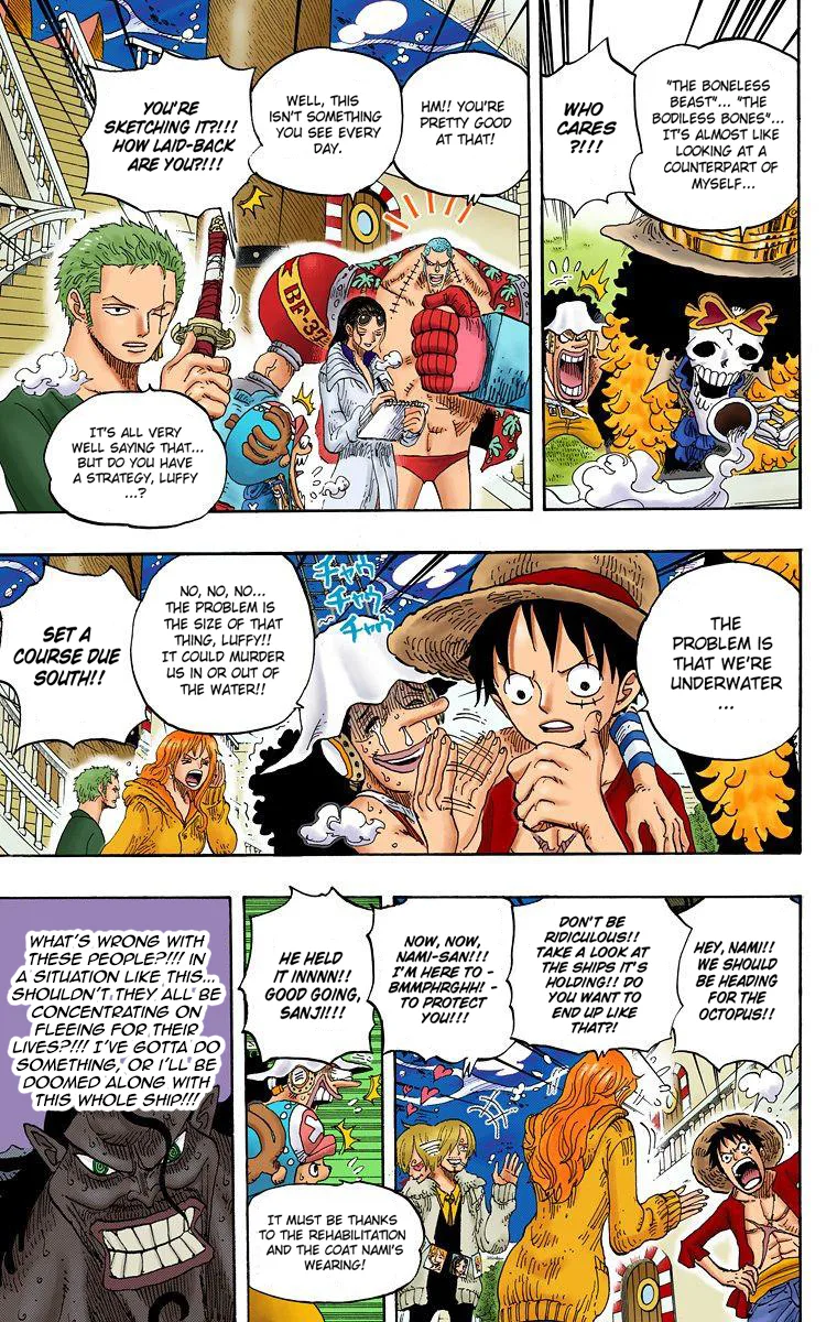 One Piece - Colored Chapter 605 page 4