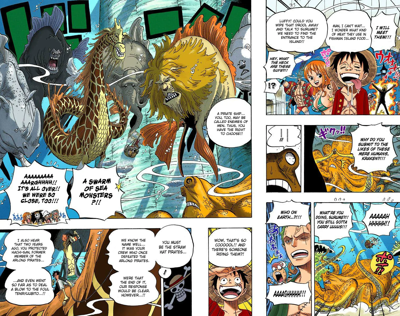 One Piece - Colored Chapter 607 page 12