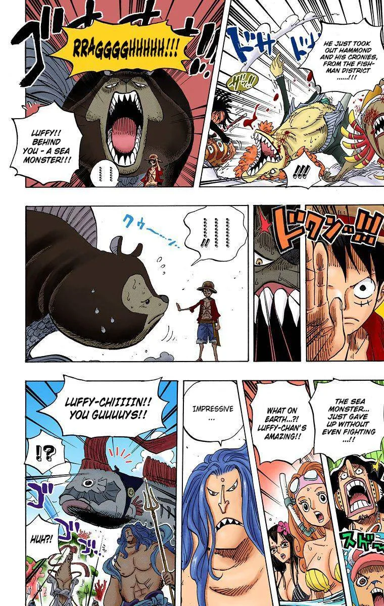 One Piece - Colored Chapter 609 page 14