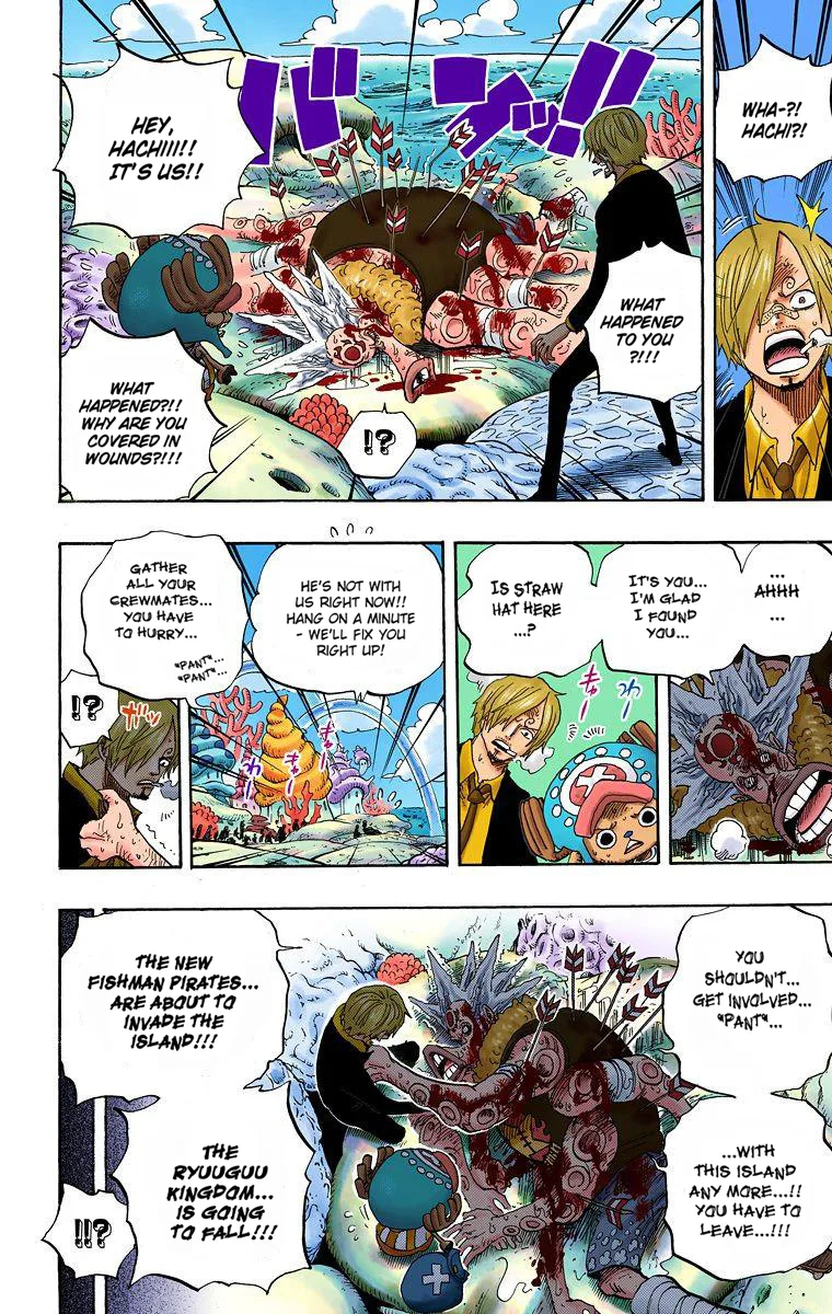 One Piece - Colored Chapter 615 page 8