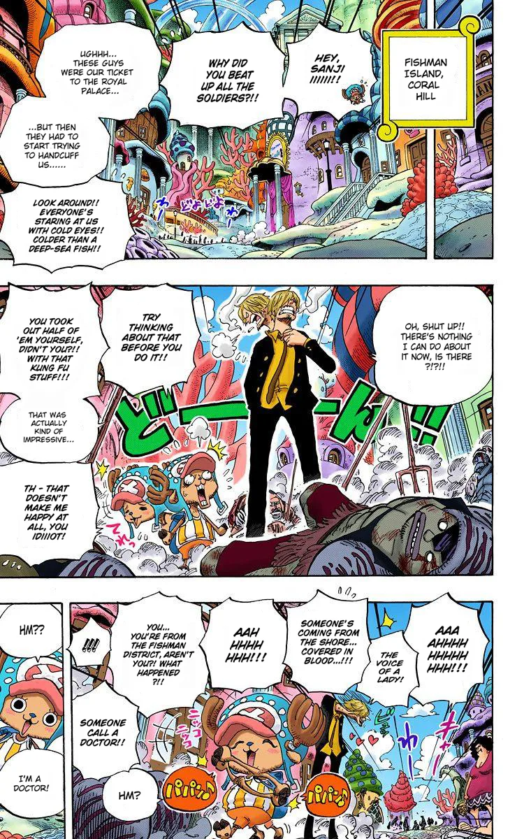 One Piece - Colored Chapter 615 page 7