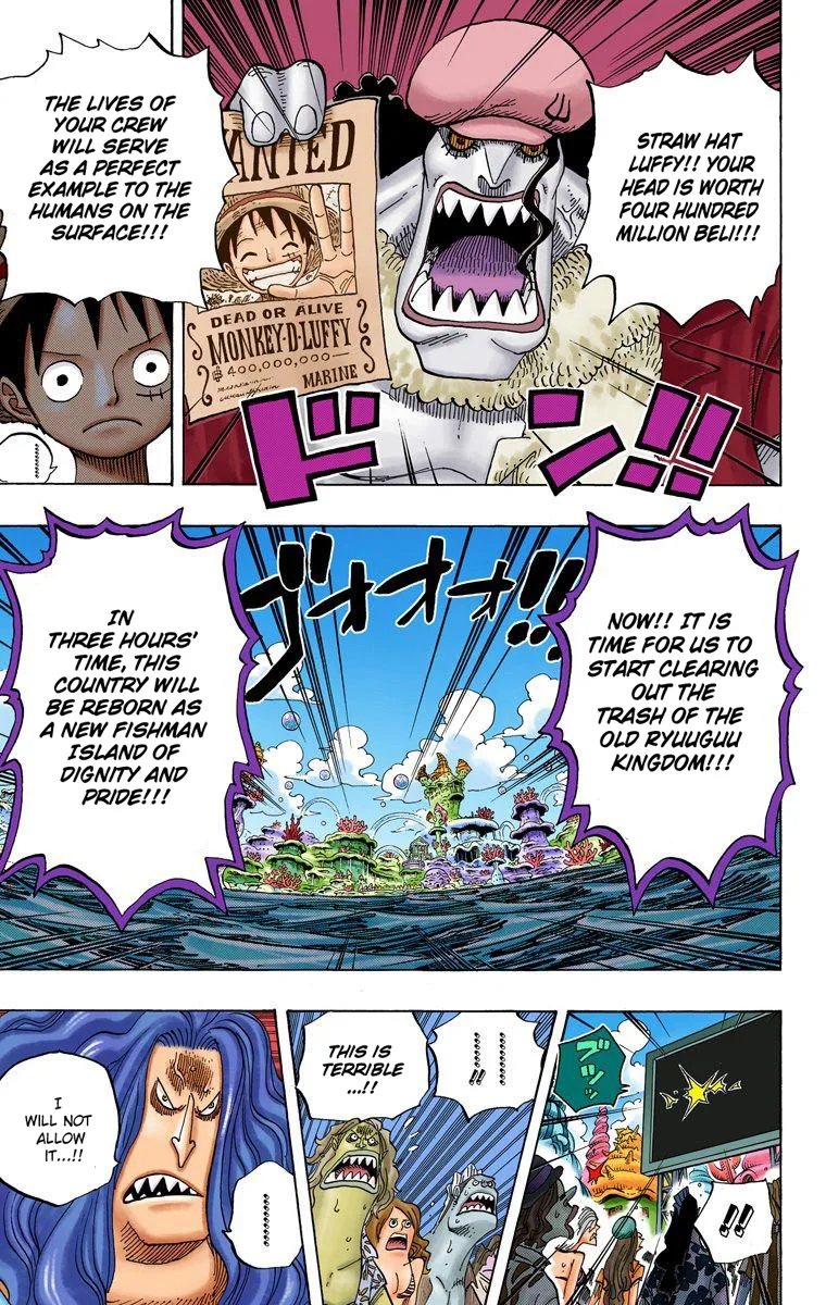One Piece - Colored Chapter 628 page 13