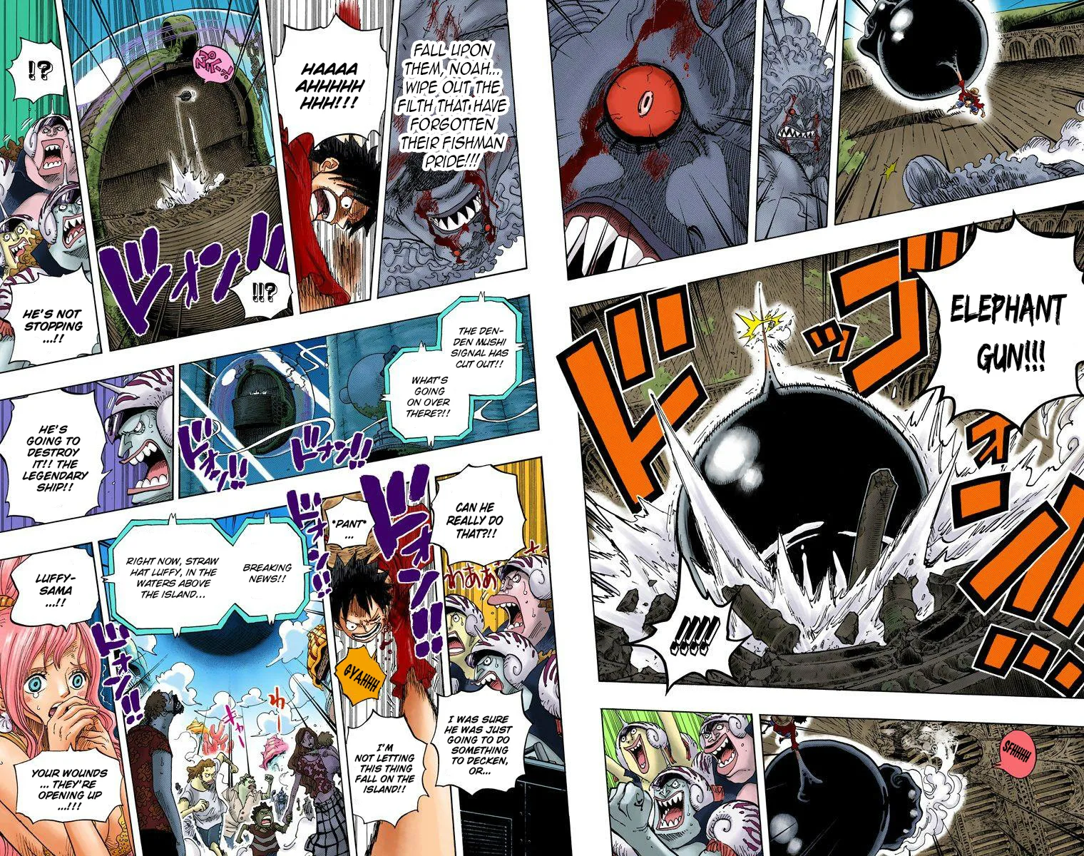 One Piece - Colored Chapter 645 page 11