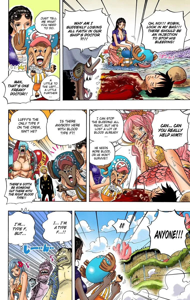 One Piece - Colored Chapter 648 page 14