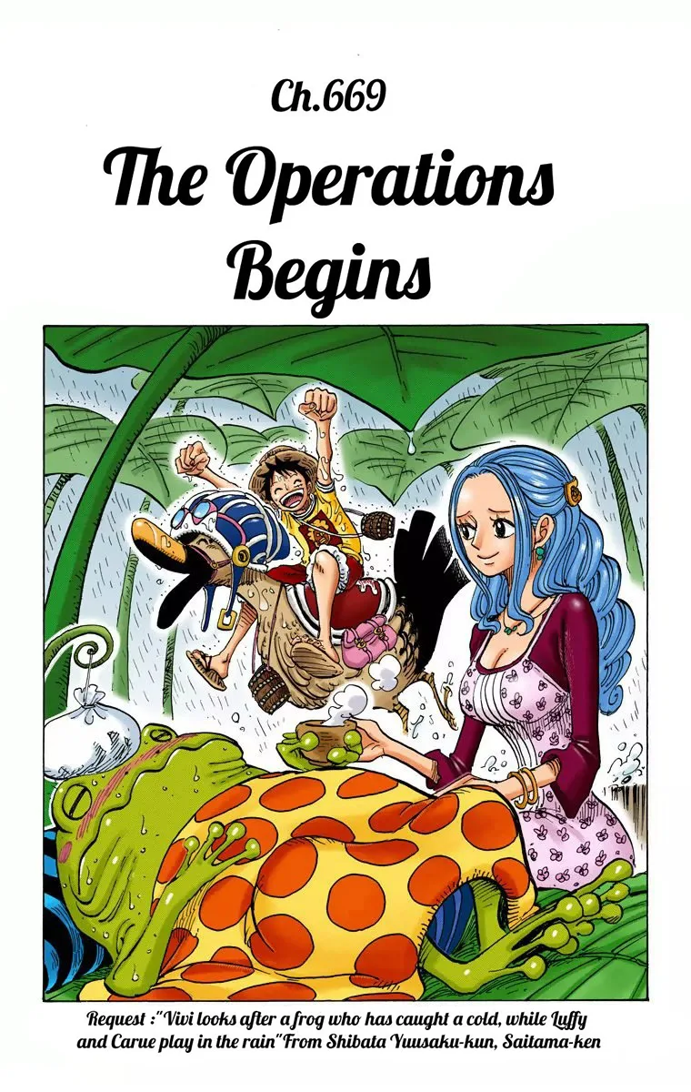 One Piece - Colored Chapter 669 page 2
