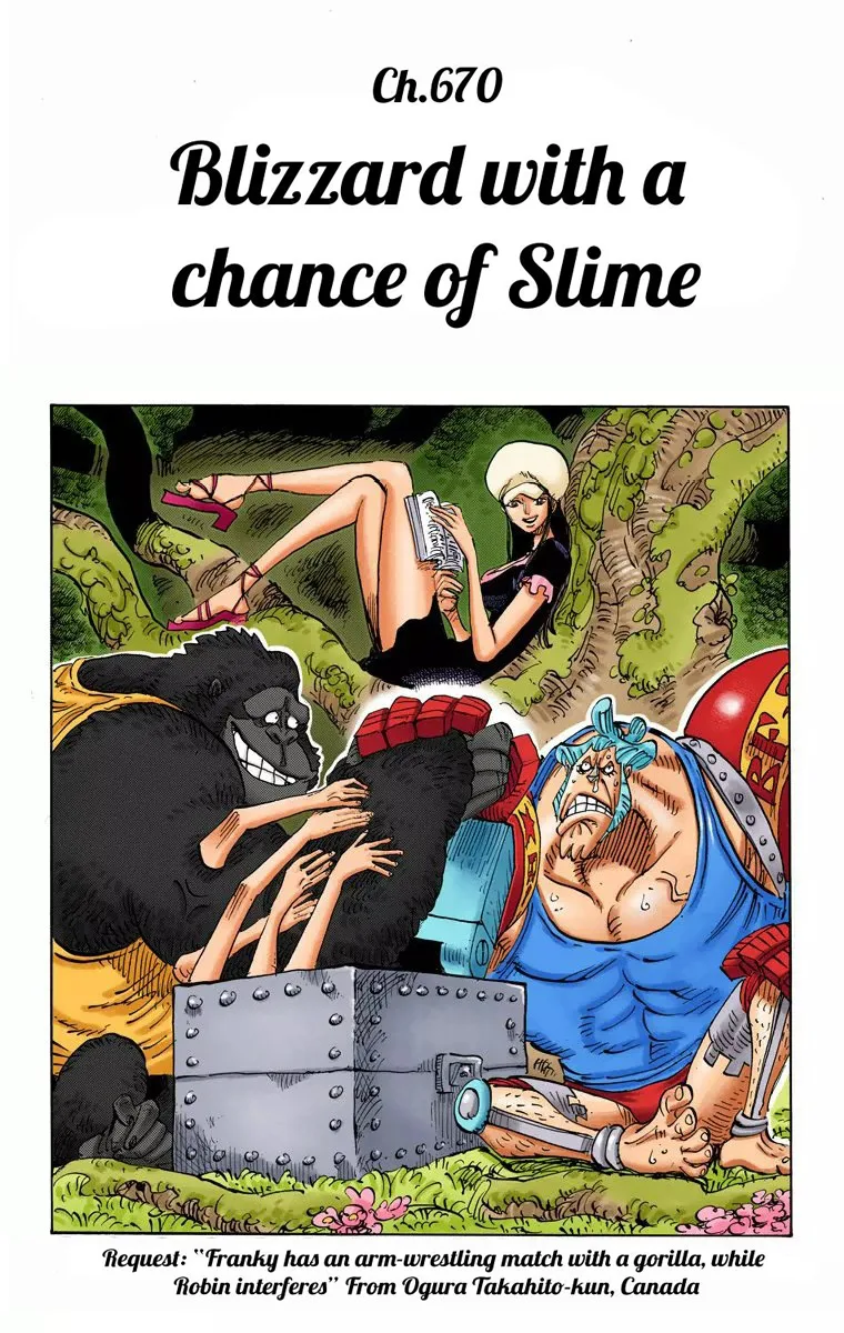 One Piece - Colored Chapter 670 page 2