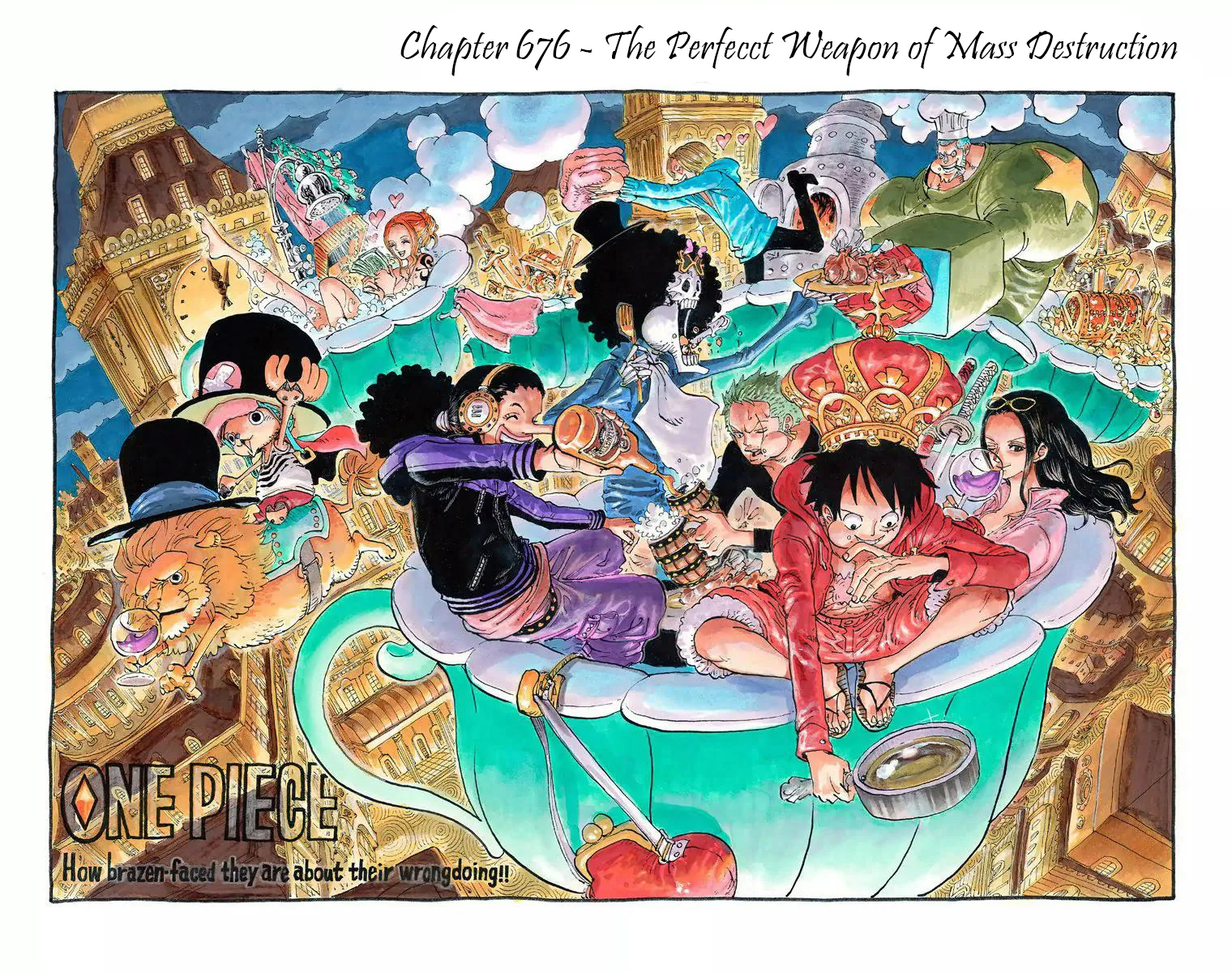 One Piece - Colored Chapter 676 page 2