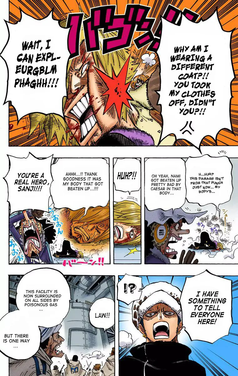 One Piece - Colored Chapter 678 page 11