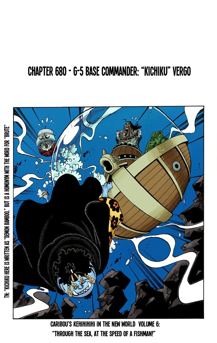 One Piece - Colored Chapter 680 page 2