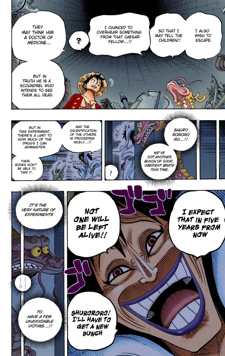 One Piece - Colored Chapter 685 page 12