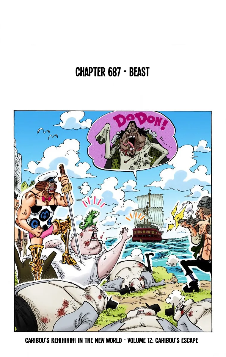 One Piece - Colored Chapter 687 page 2