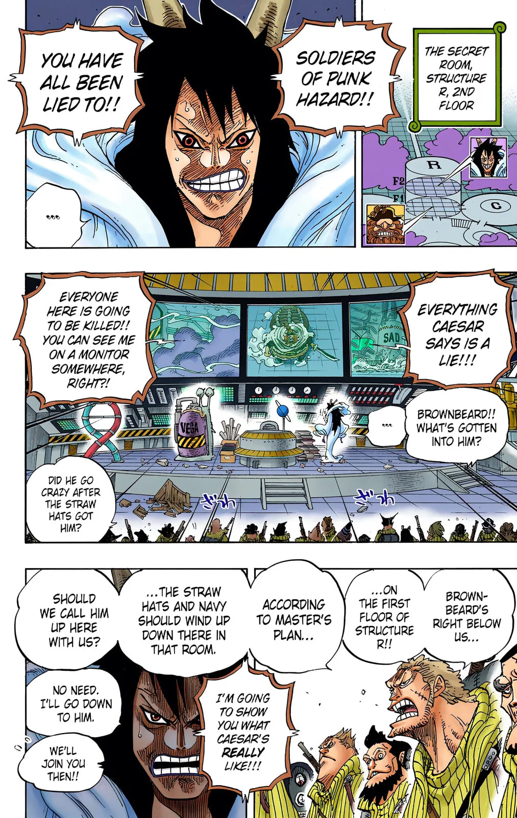 One Piece - Colored Chapter 689 page 2