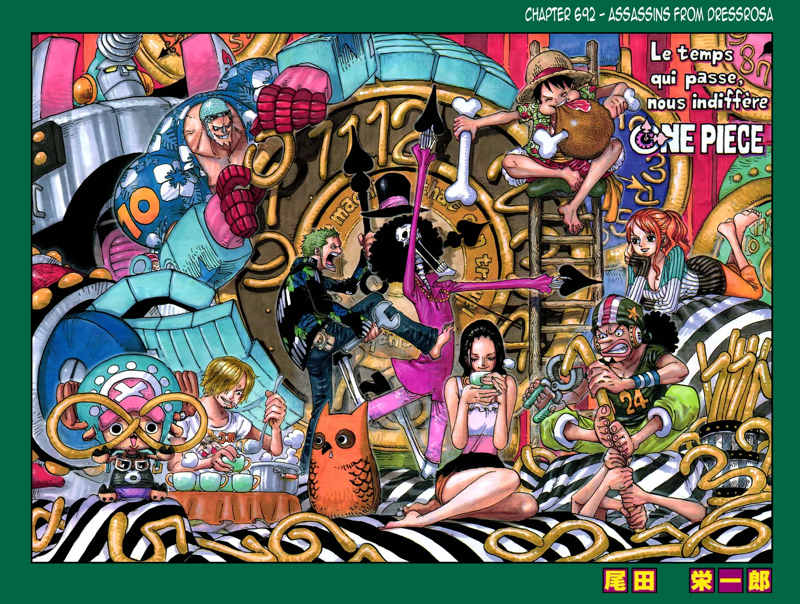 One Piece - Colored Chapter 692 page 2