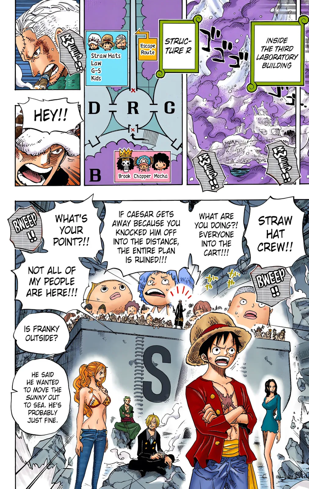 One Piece - Colored Chapter 693 page 12