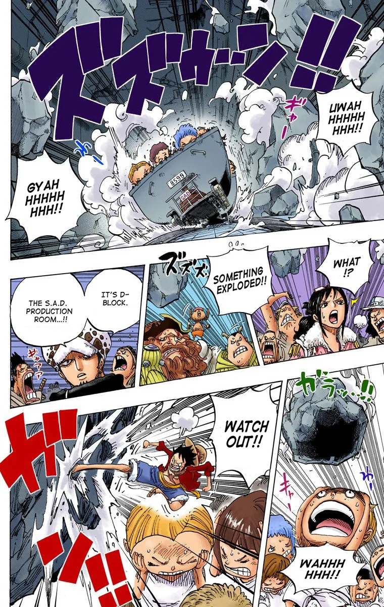 One Piece - Colored Chapter 694 page 9