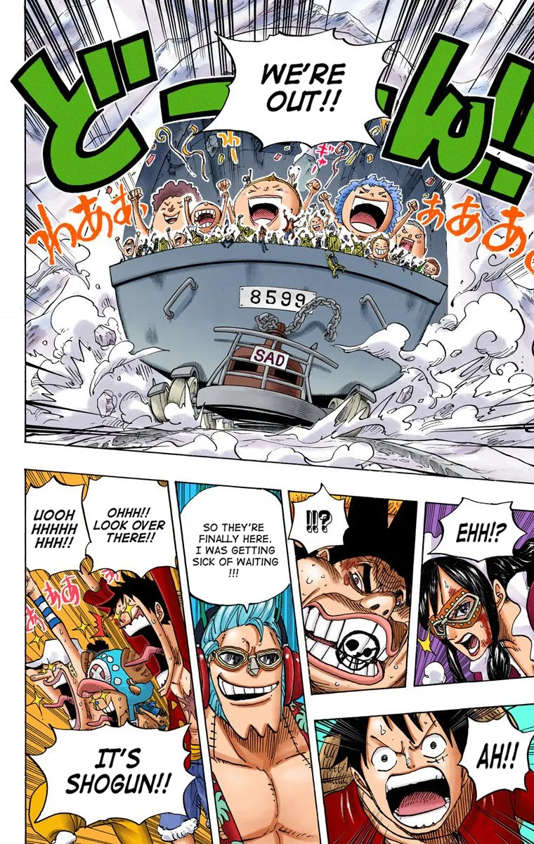 One Piece - Colored Chapter 695 page 8