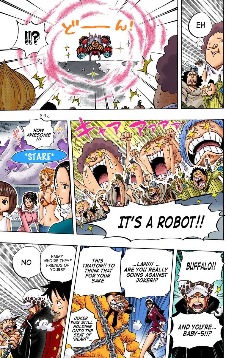 One Piece - Colored Chapter 695 page 9