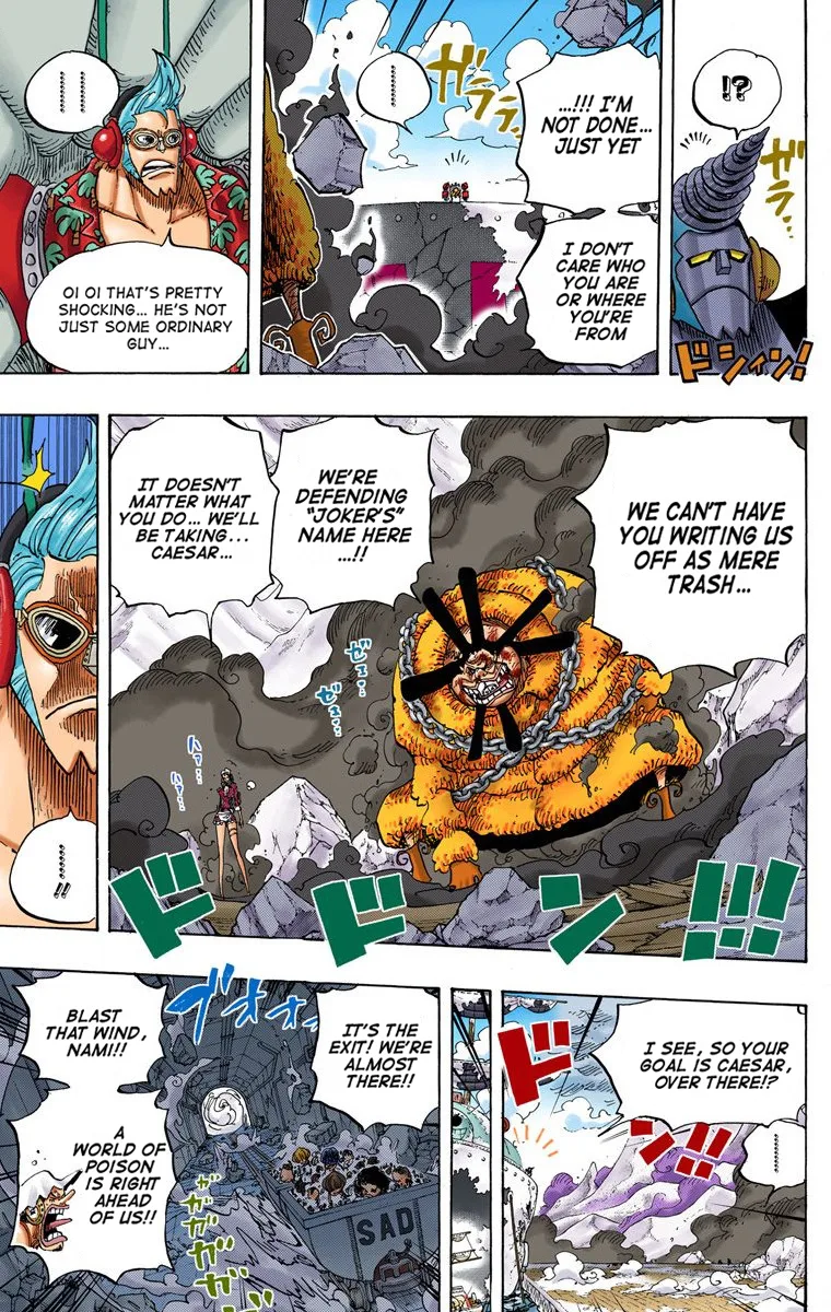 One Piece - Colored Chapter 695 page 7
