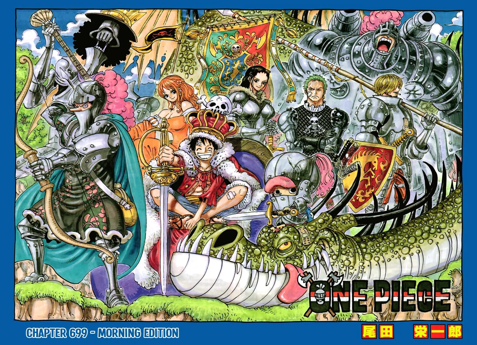 One Piece - Colored Chapter 699 page 2