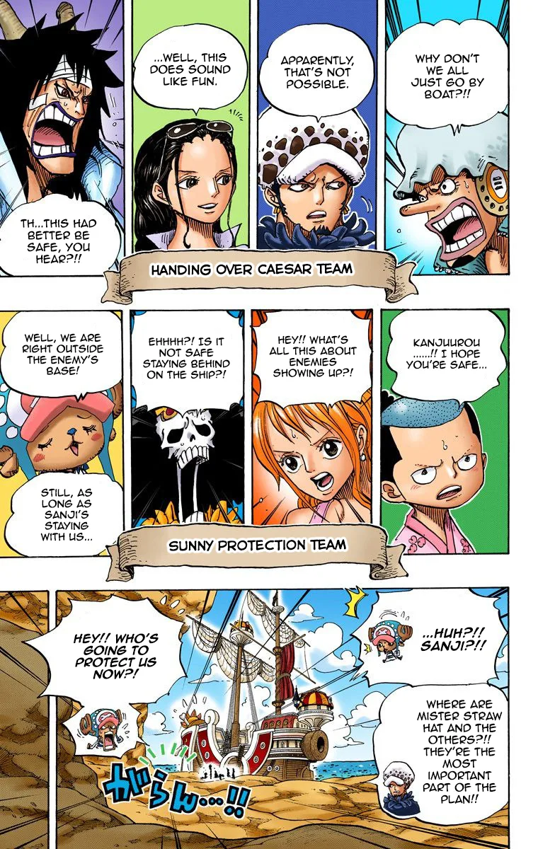 One Piece - Colored Chapter 701 page 13