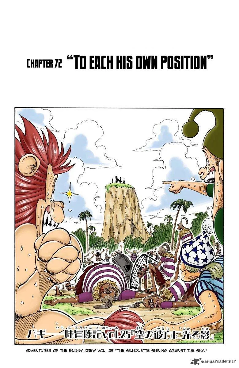 One Piece - Colored Chapter 72 page 1