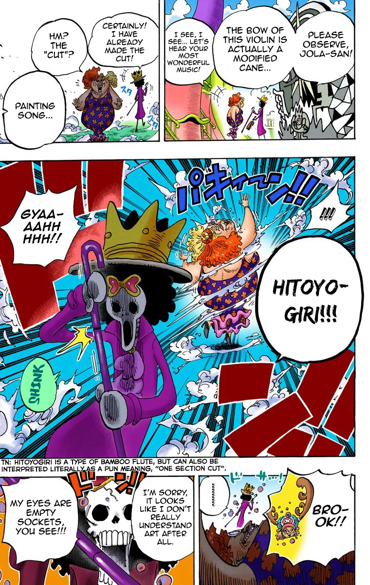 One Piece - Colored Chapter 722 page 22