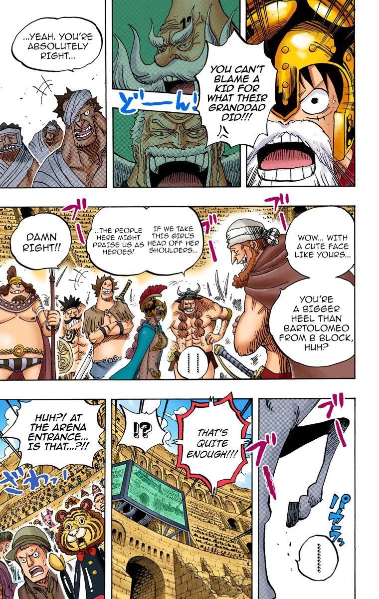 One Piece - Colored Chapter 722 page 9