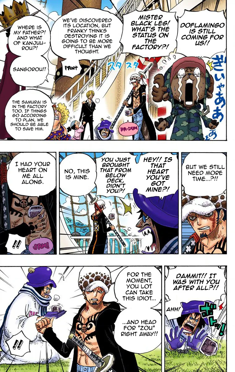 One Piece - Colored Chapter 724 page 12